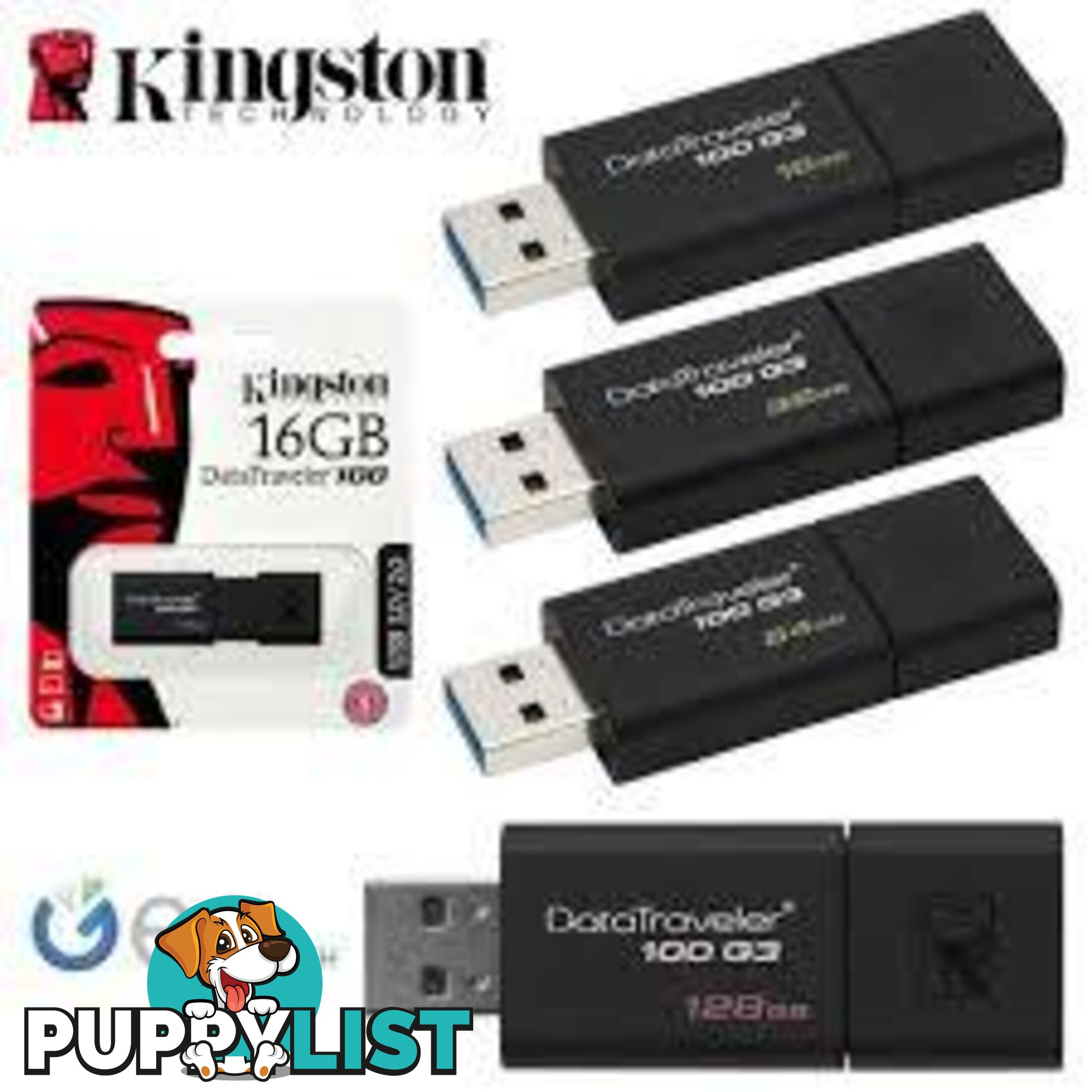 Kingston USB Drive - DT100G3-32G - External Storage Device