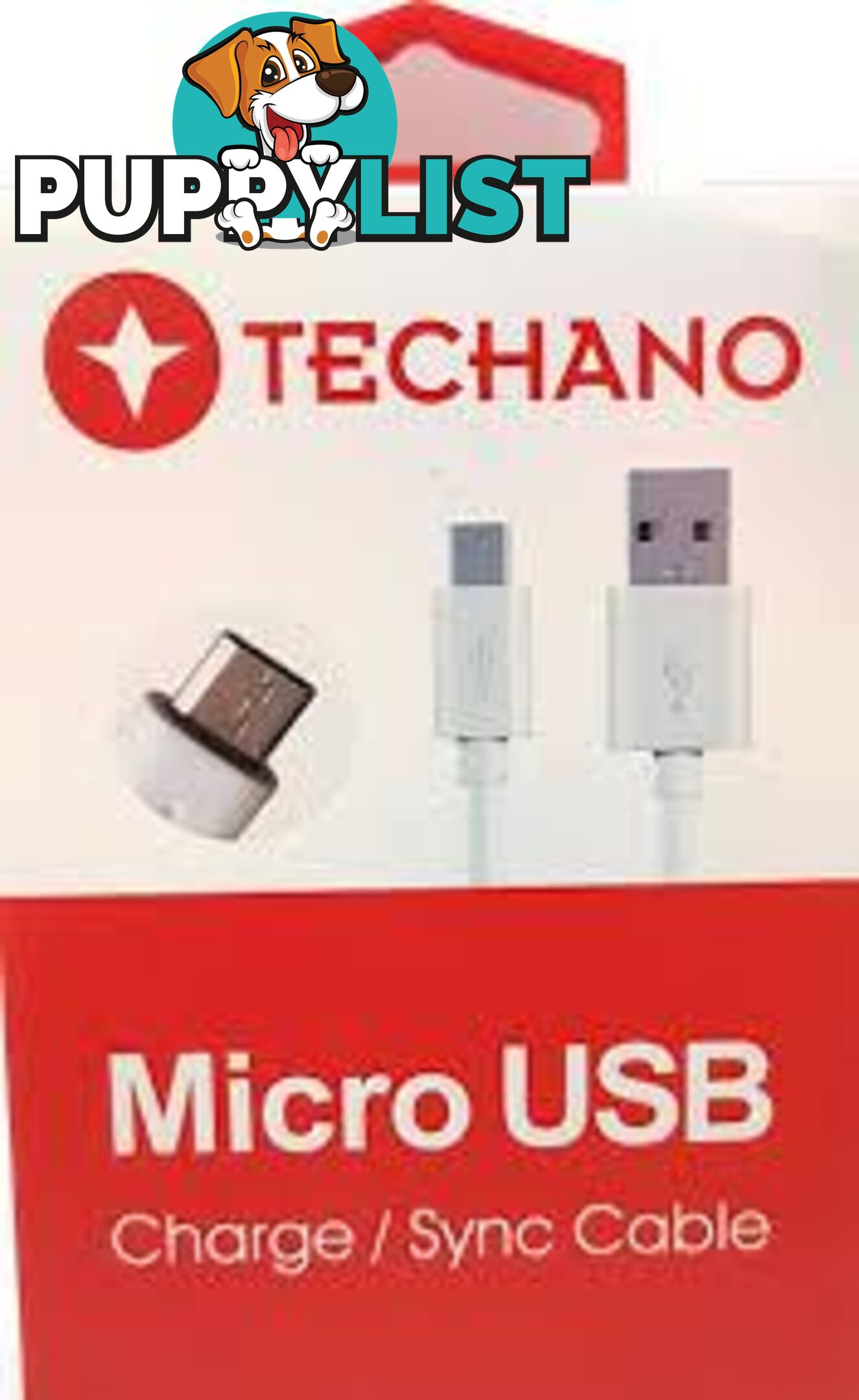 Techano Micro USB Charge / Sync Cable - E3B432 - Cables