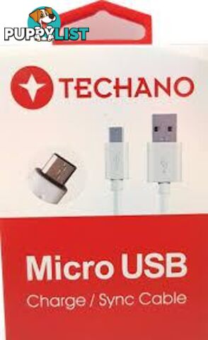 Techano Micro USB Charge / Sync Cable - E3B432 - Cables