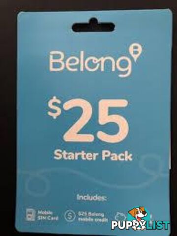 Belong Sim Starter Kit - 636337 - Sim Card