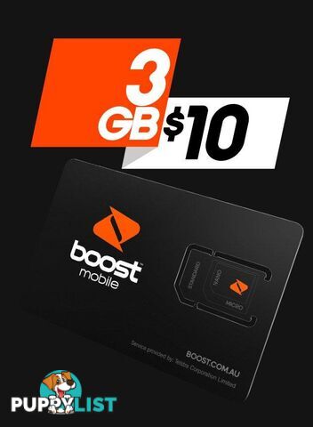 Boost Trio Starter Kit - 2EC0C2 - Sim Card