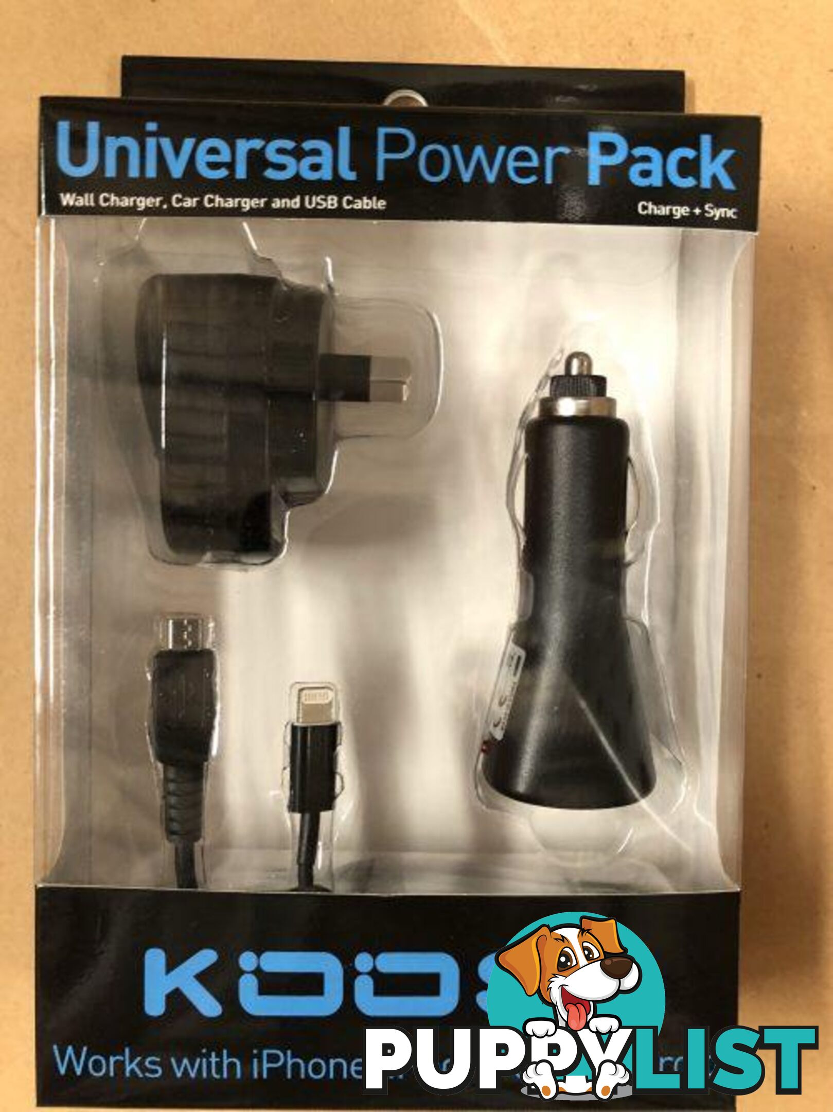 Koosh Universal Wall/Car lightning/Micro Power Pack - 957CC3 - Charging & Power