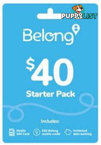 Belong Sim Starter Kit - 03FE0B - Sim Card