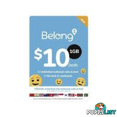 Belong Sim Starter Kit - 03FE0B - Sim Card