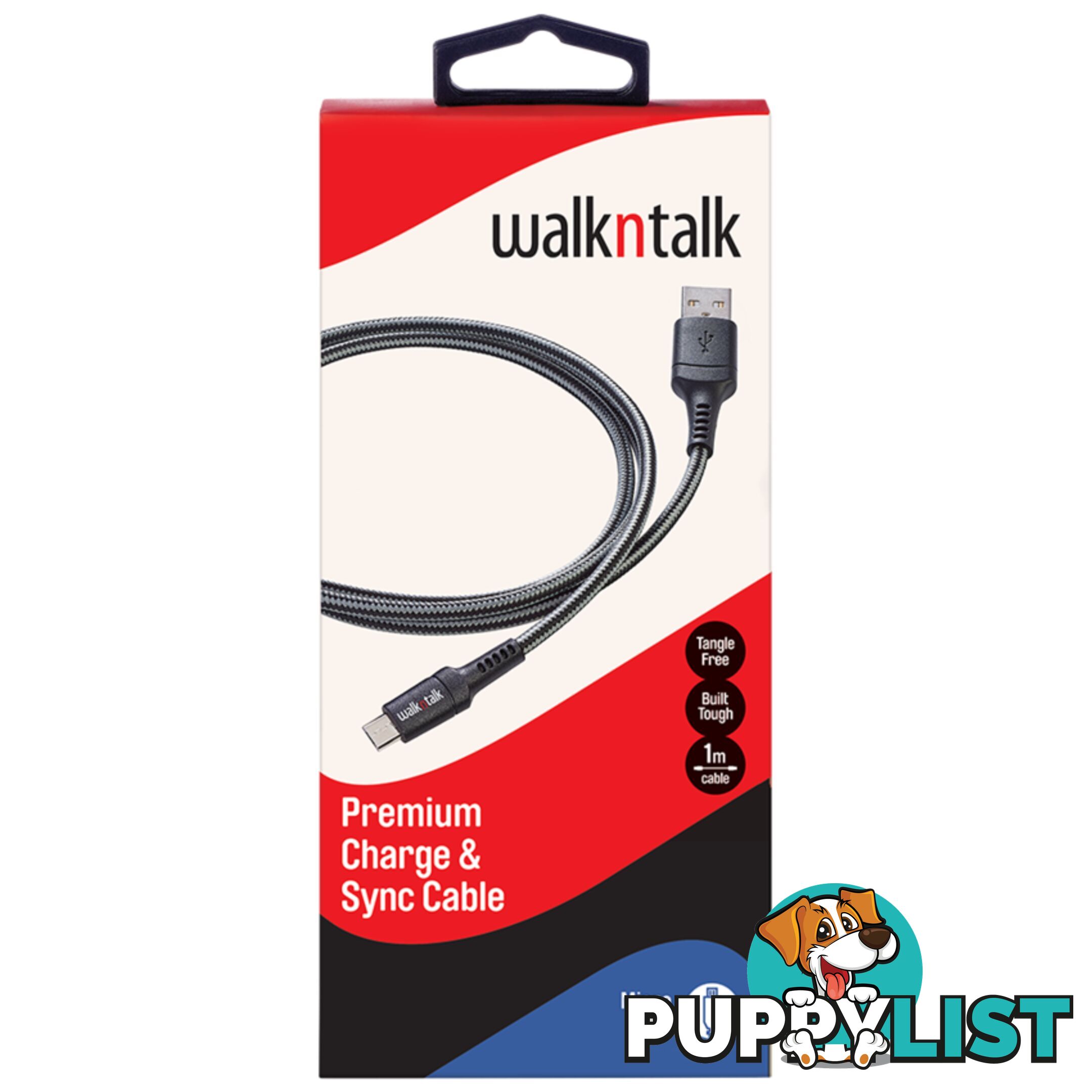 WalknTalk 1M Charge & Sync Cables - EC8347 - Cables