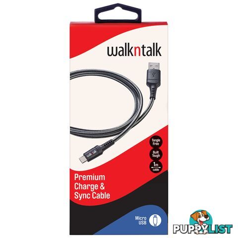 WalknTalk 1M Charge & Sync Cables - EC8347 - Cables