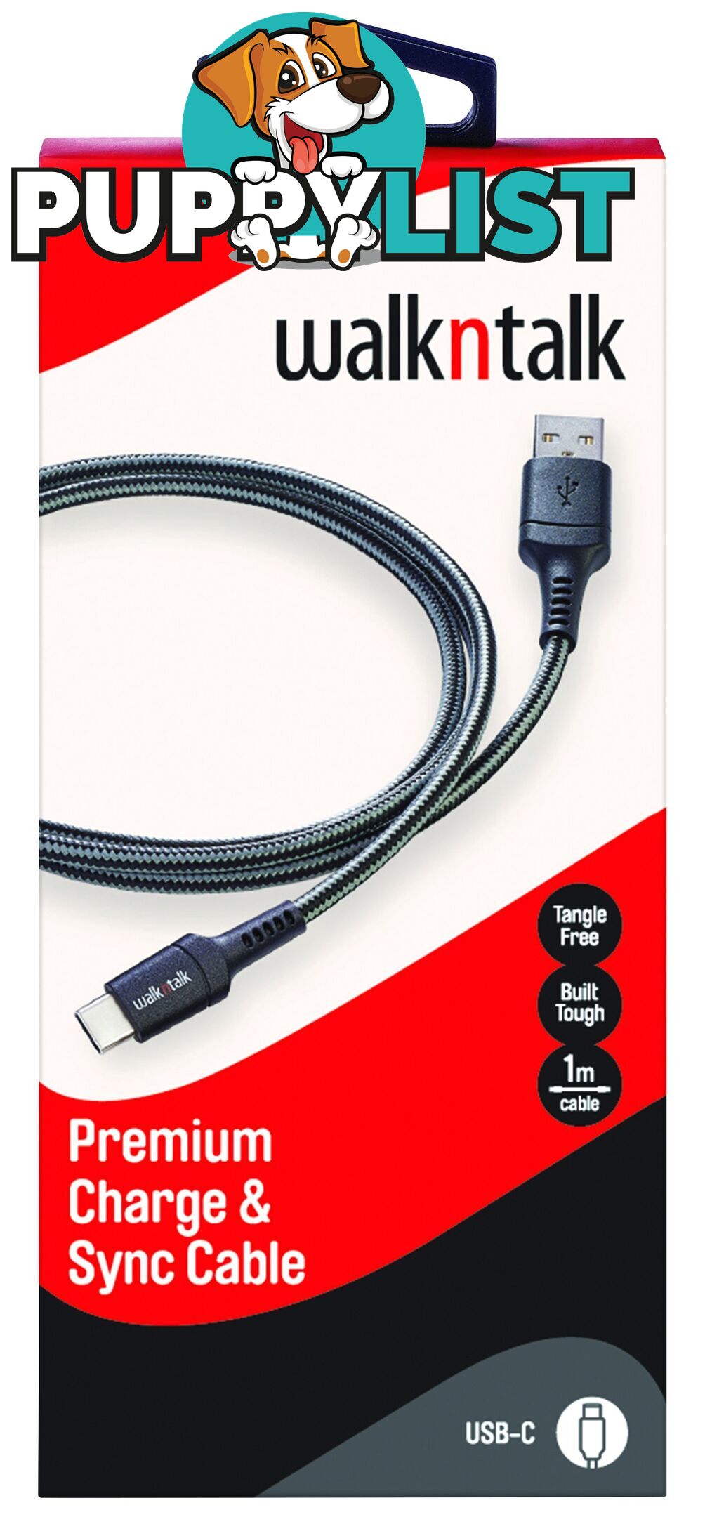 WalknTalk 1M Charge & Sync Cables - D5F4C7 - Cables