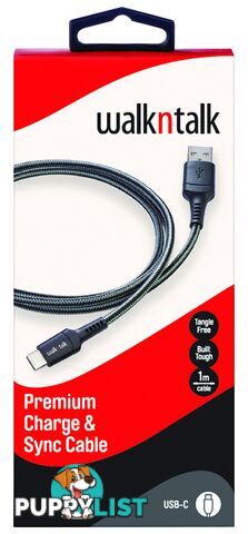 WalknTalk 1M Charge & Sync Cables - D5F4C7 - Cables