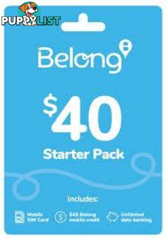 Belong Sim Starter Kit - 028866 - Sim Card