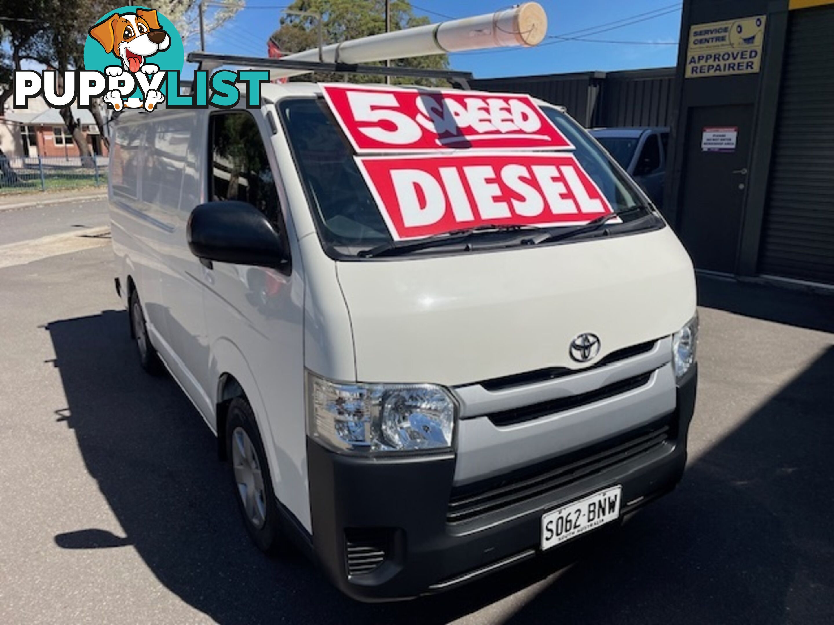 2014 TOYOTA HIACE LWB KDH201R MY14 4D VAN