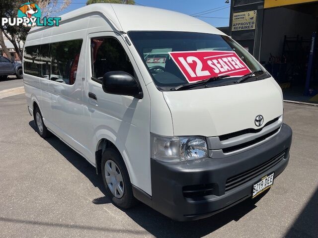 2010 TOYOTA HIACE COMMUTER KDH223R MY07 UPGRADE BUS