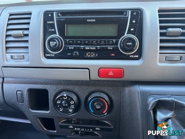 2013 TOYOTA HIACE LWB KDH201R MY12 UPGRADE 4D VAN