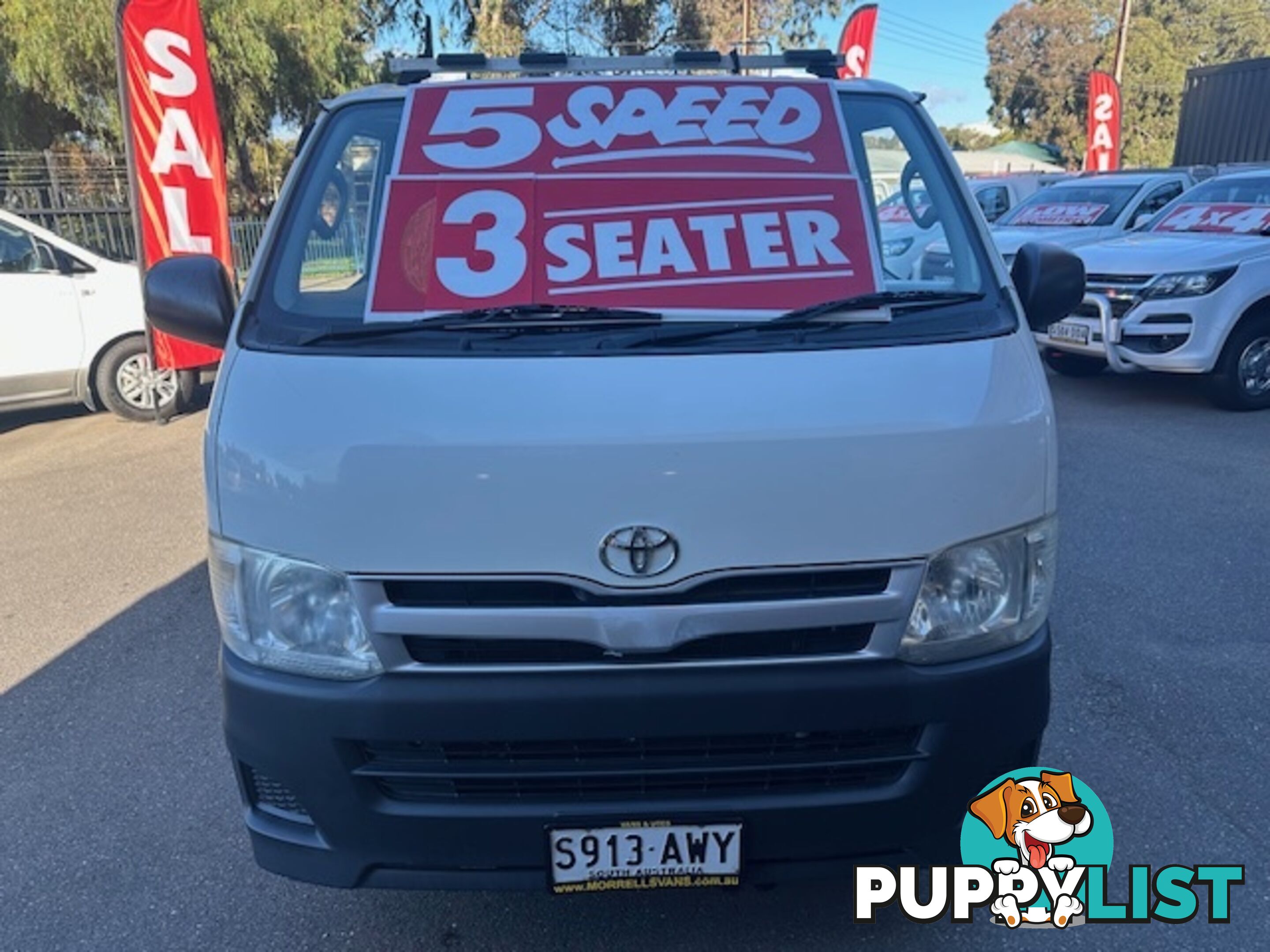2013 TOYOTA HIACE LWB KDH201R MY12 UPGRADE 4D VAN