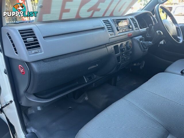 2013 TOYOTA HIACE LWB KDH201R MY12 UPGRADE 4D VAN