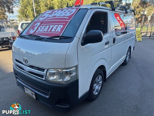 2013 TOYOTA HIACE LWB KDH201R MY12 UPGRADE 4D VAN