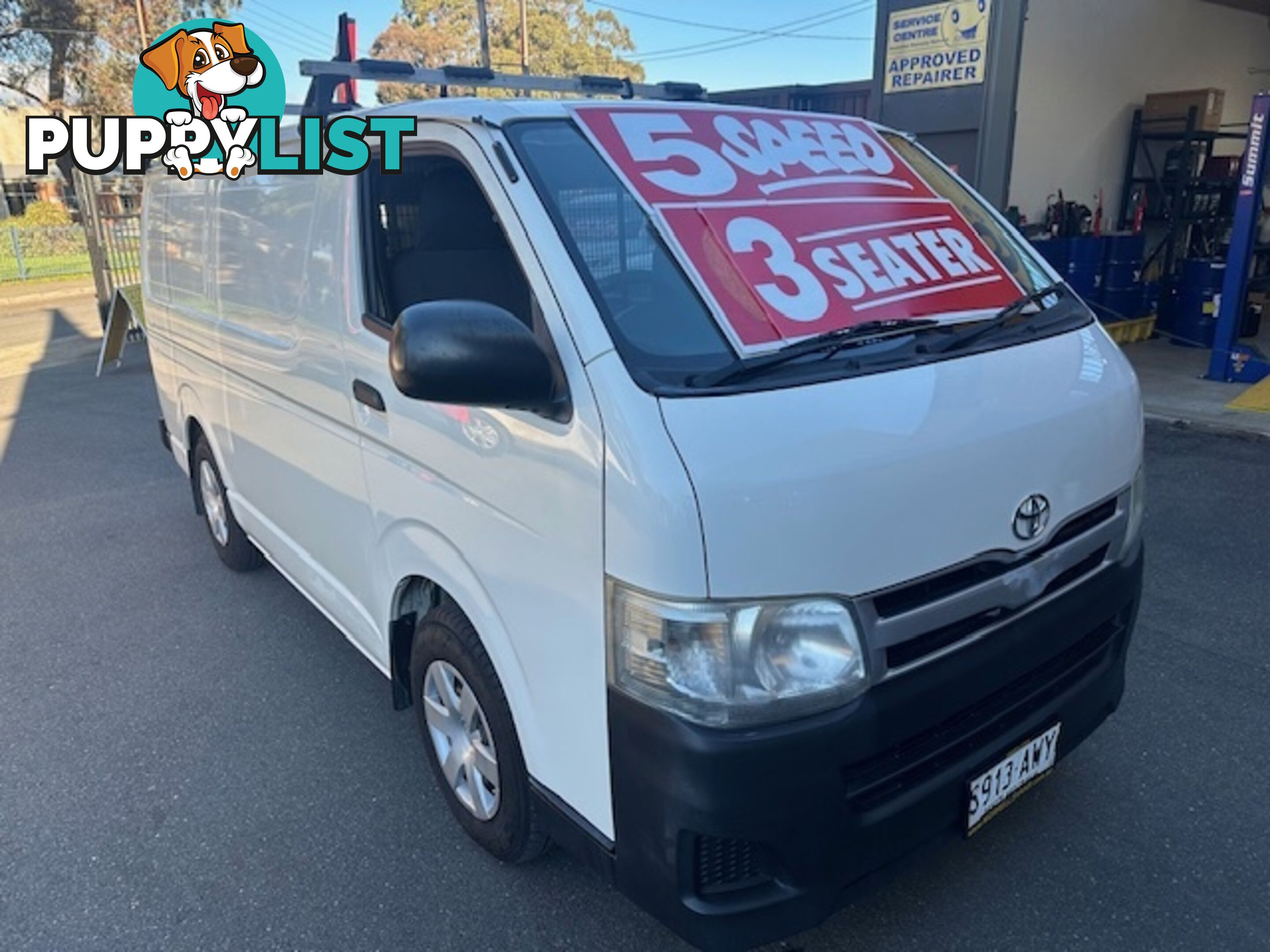 2013 TOYOTA HIACE LWB KDH201R MY12 UPGRADE 4D VAN