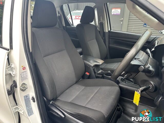 2019 TOYOTA HILUX WORKMATE TGN121R MY19 DOUBLE CAB PUP