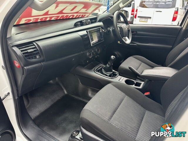 2019 TOYOTA HILUX WORKMATE TGN121R MY19 DOUBLE CAB PUP