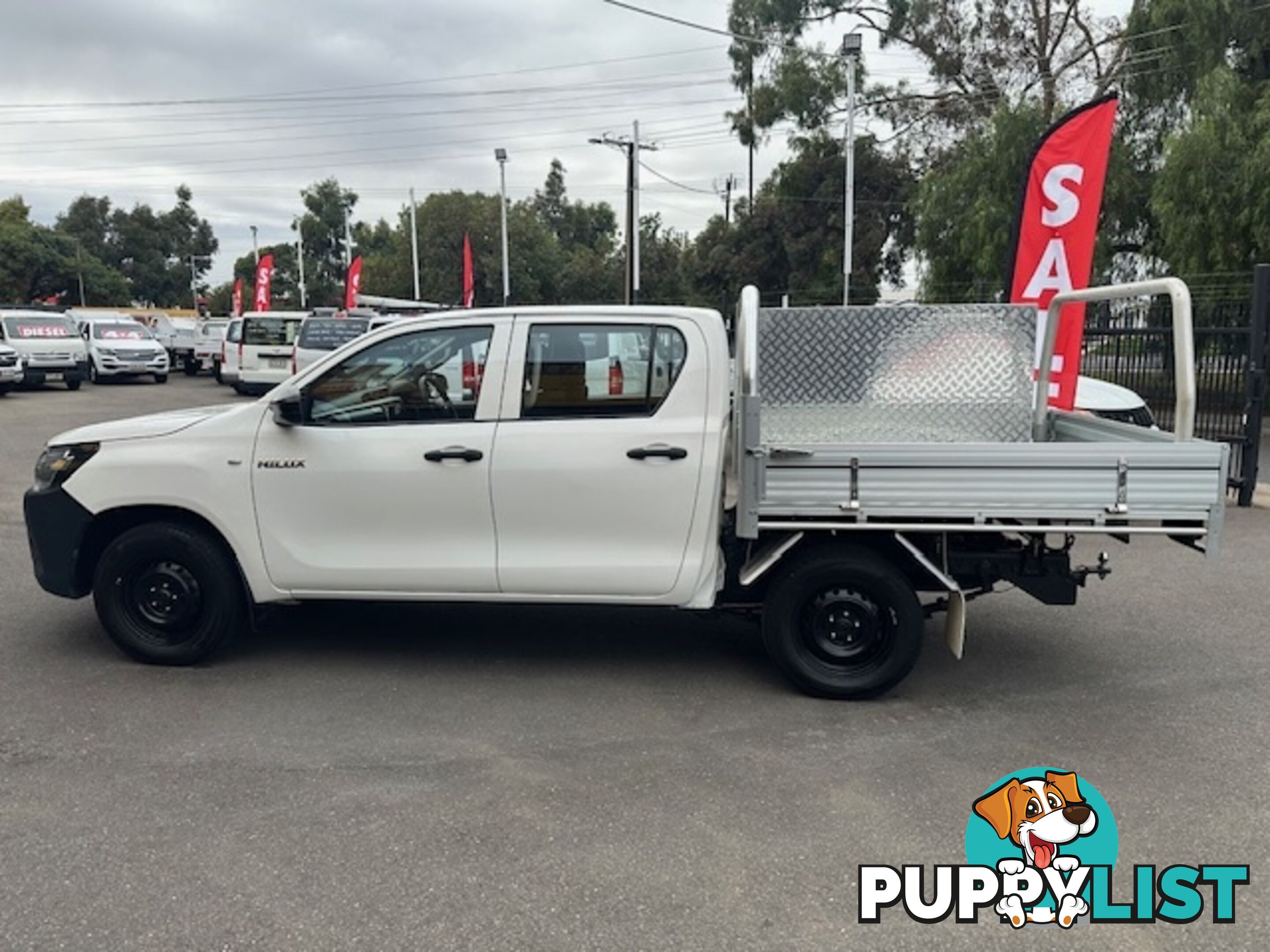 2019 TOYOTA HILUX WORKMATE TGN121R MY19 DOUBLE CAB PUP