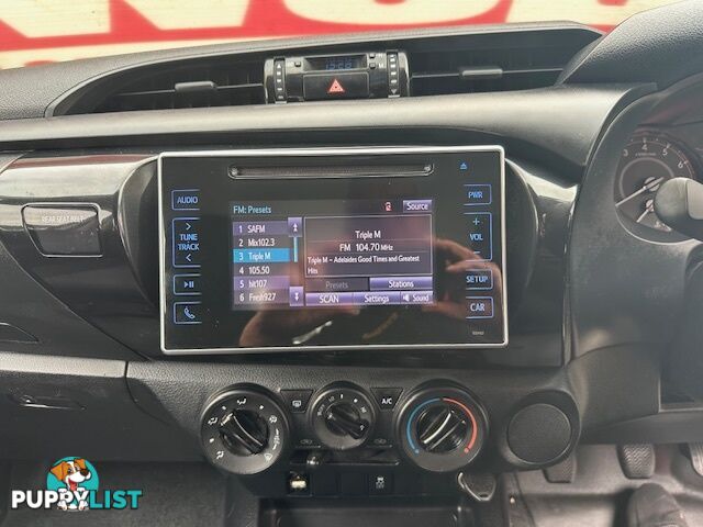 2019 TOYOTA HILUX WORKMATE TGN121R MY19 DOUBLE CAB PUP
