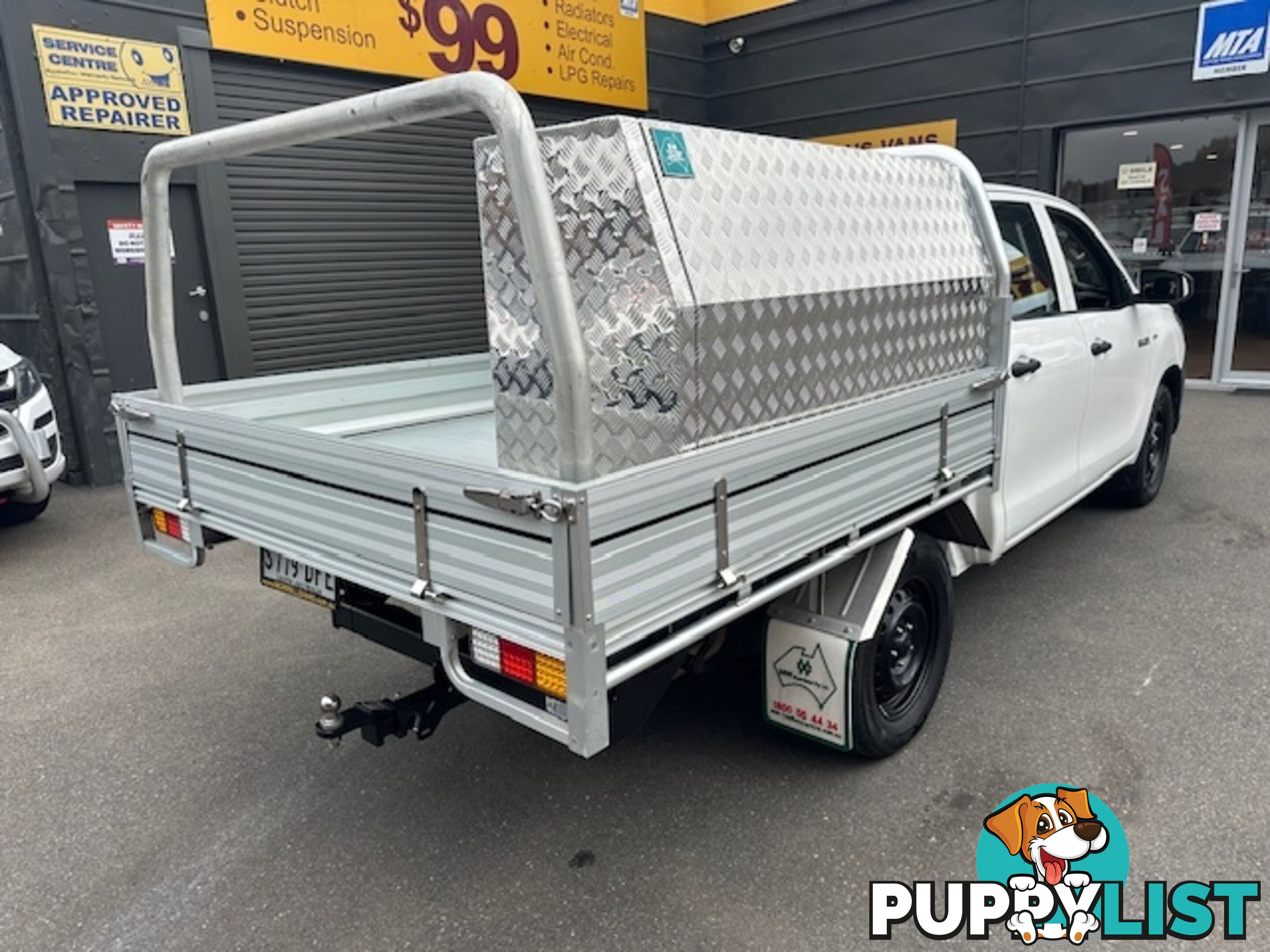 2019 TOYOTA HILUX WORKMATE TGN121R MY19 DOUBLE CAB PUP
