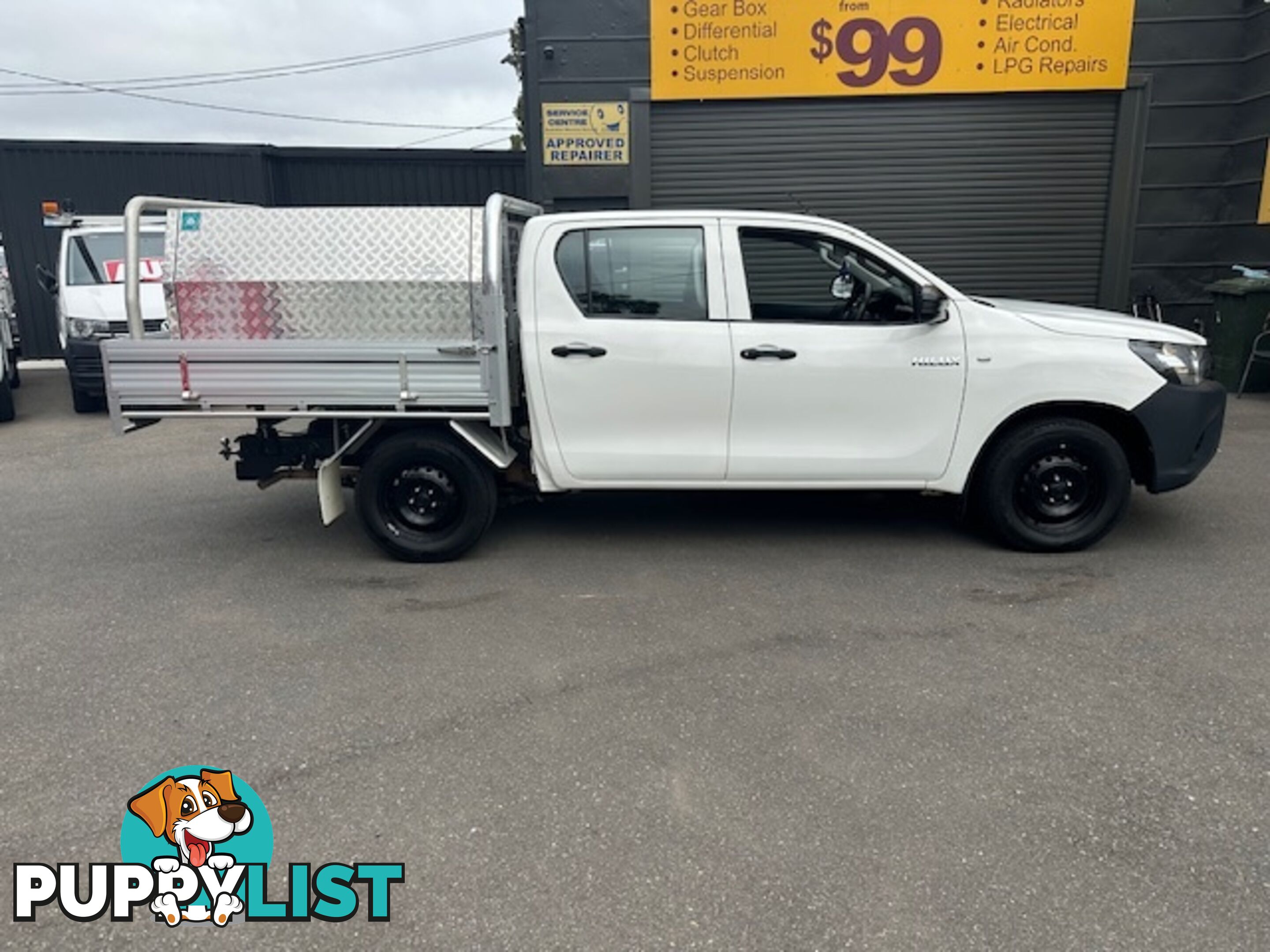2019 TOYOTA HILUX WORKMATE TGN121R MY19 DOUBLE CAB PUP