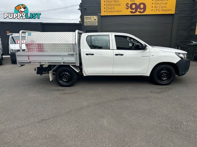 2019 TOYOTA HILUX WORKMATE TGN121R MY19 DOUBLE CAB PUP