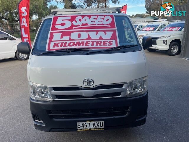 2013 TOYOTA HIACE LWB TRH201R MY12 UPGRADE 4D VAN