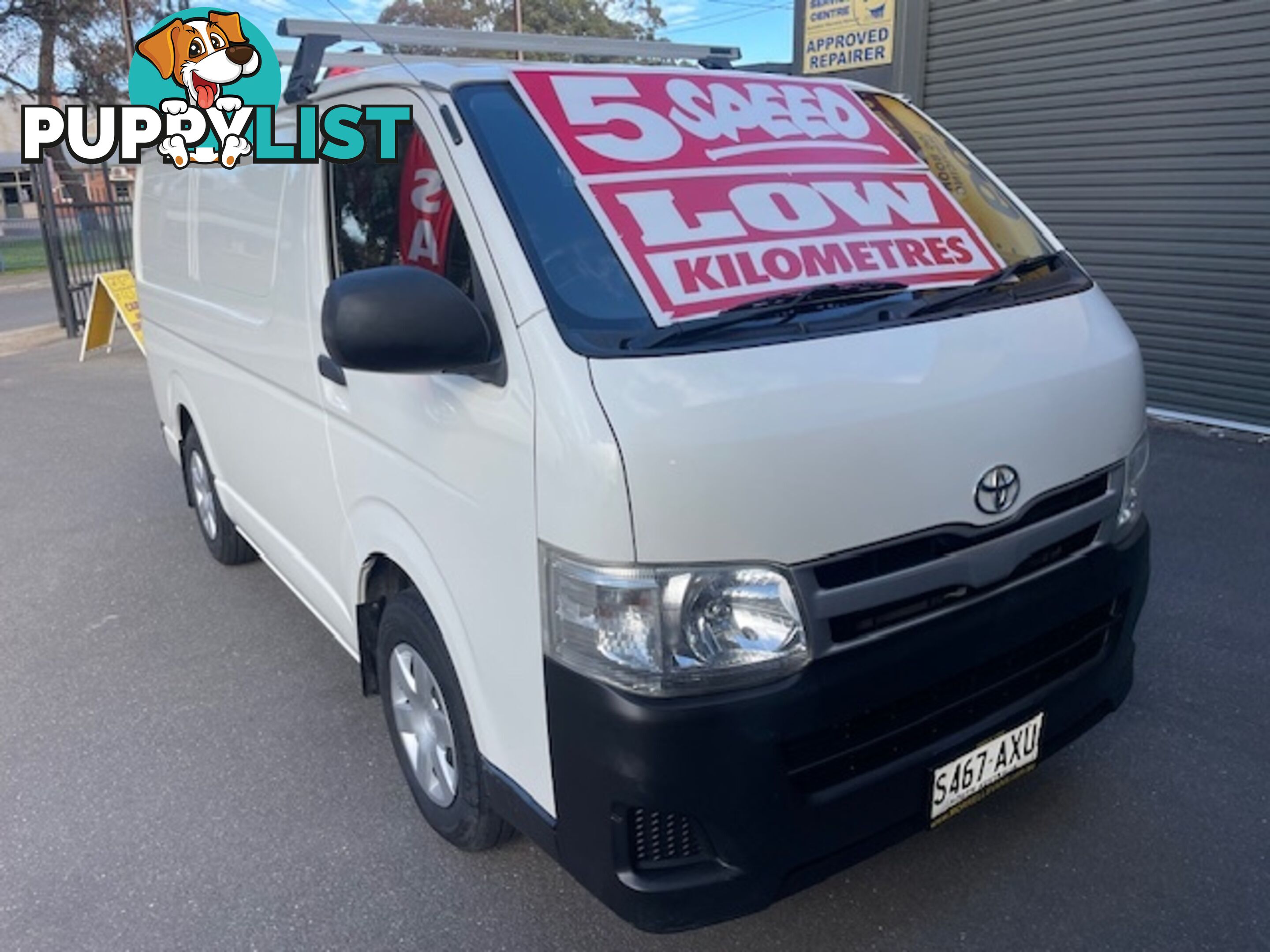 2013 TOYOTA HIACE LWB TRH201R MY12 UPGRADE 4D VAN