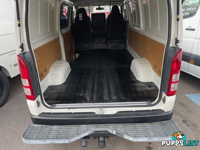 2013 TOYOTA HIACE LWB TRH201R MY12 UPGRADE 4D VAN