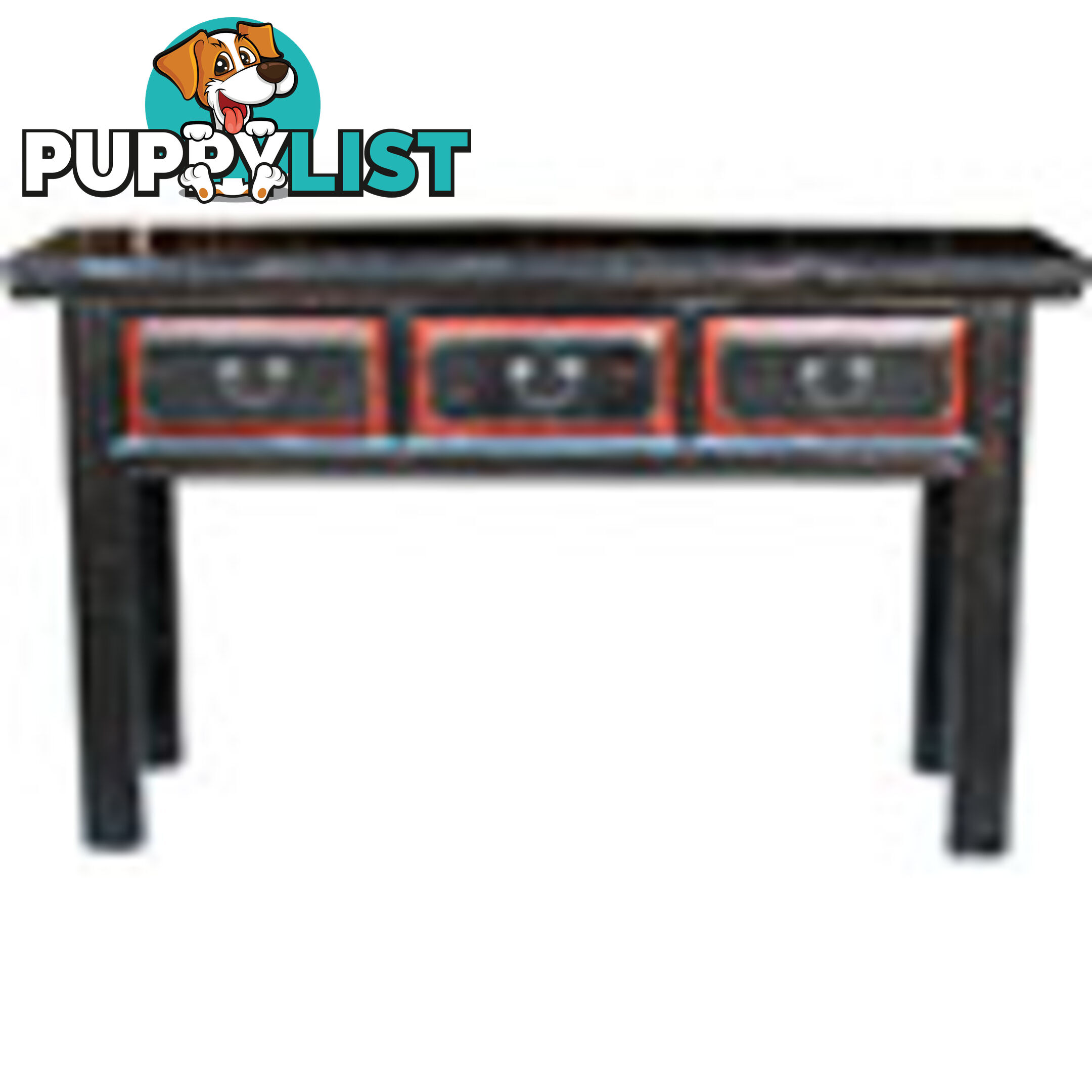 Chinese Antique Three-Drawer Desk Table