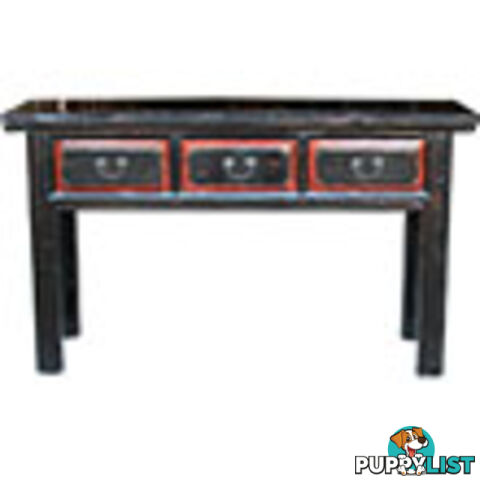 Chinese Antique Three-Drawer Desk Table