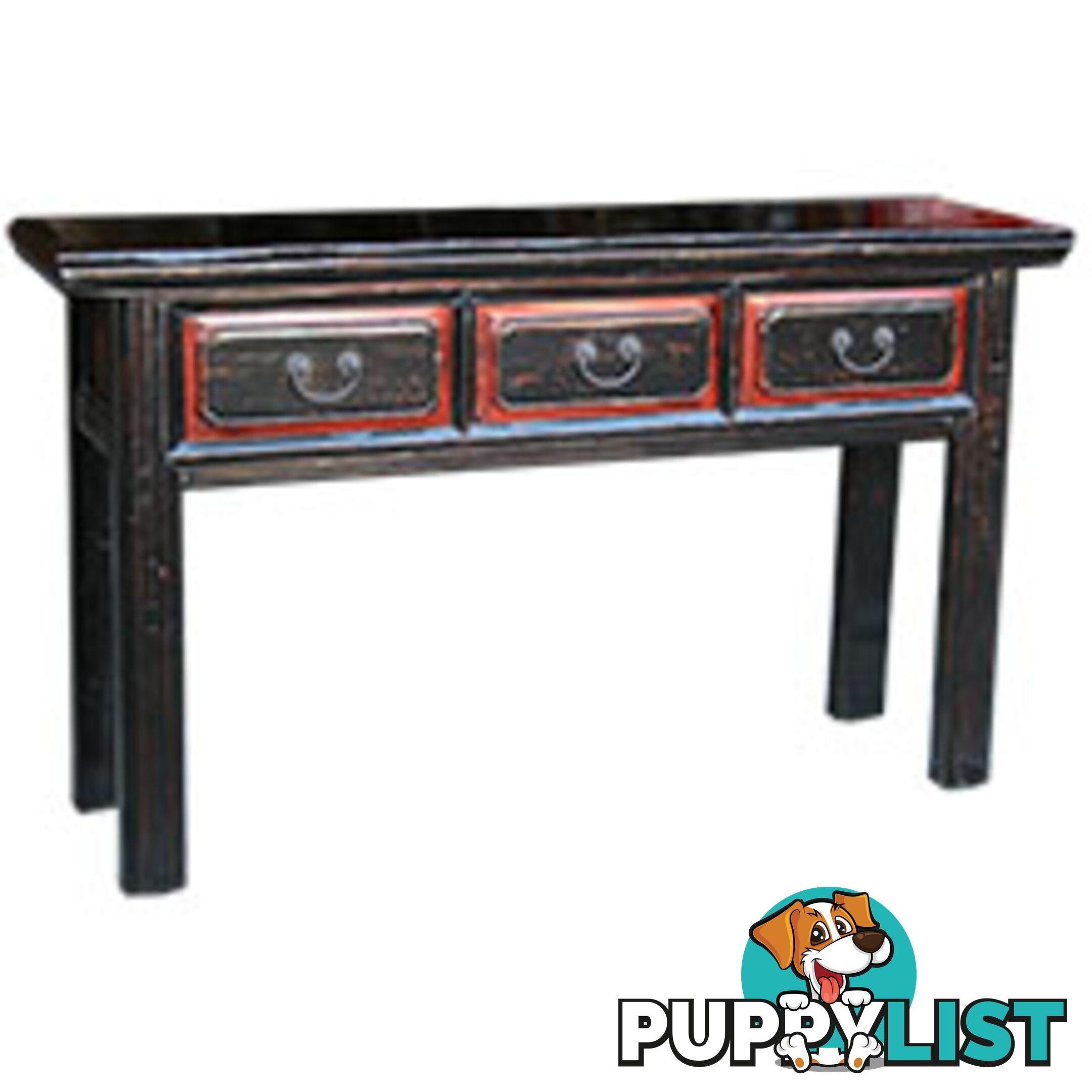 Chinese Antique Three-Drawer Desk Table