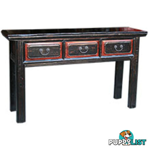 Chinese Antique Three-Drawer Desk Table