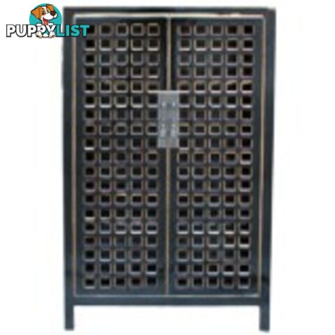 Black Chinese Storage Cabinet