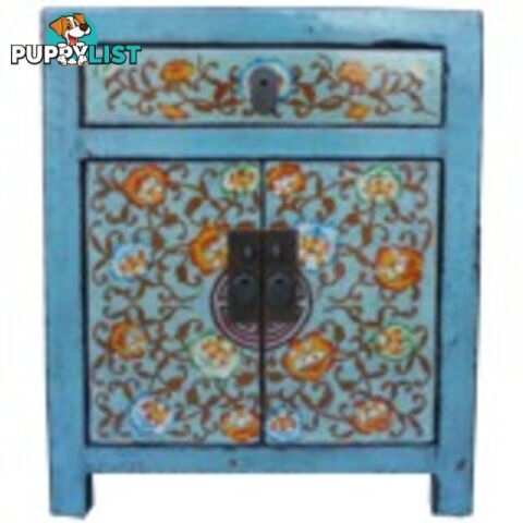 Tibetan Painted Bedside Table