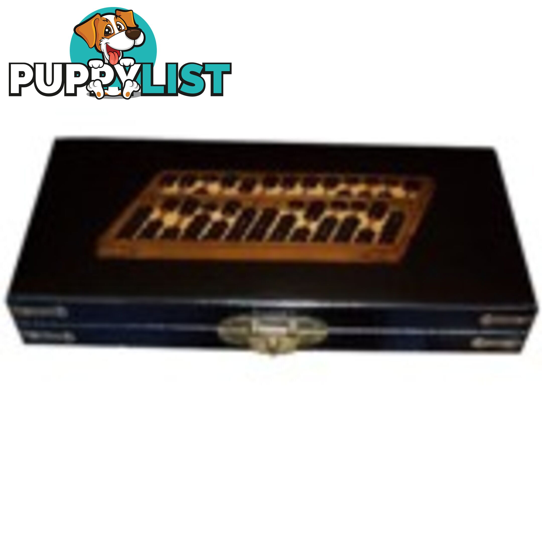 Chinese Abacus in Black Painted Box