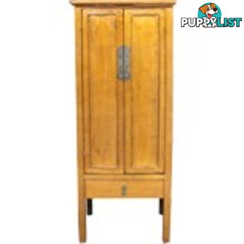 Chinese Gold leaf Wooden Slim Cabinet