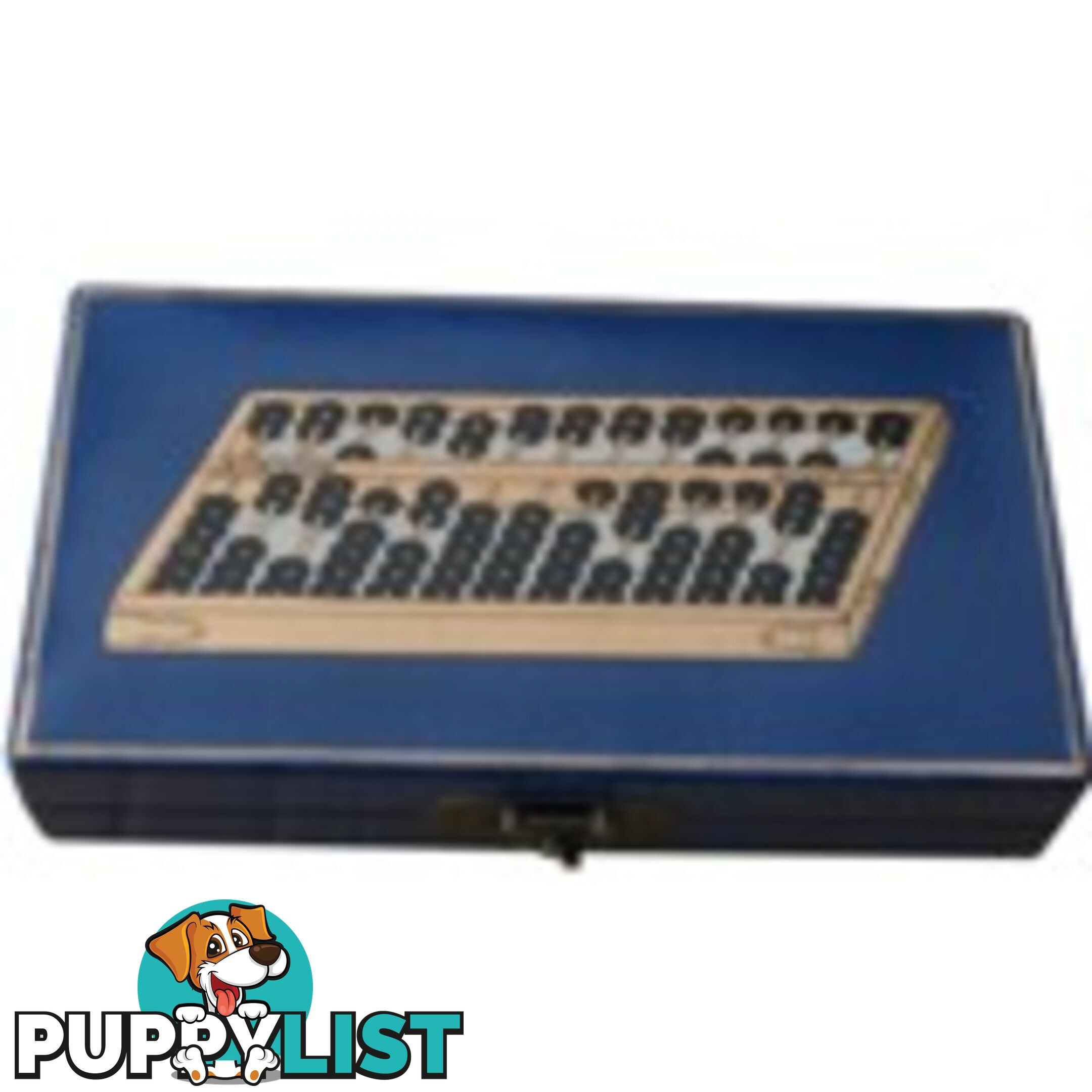 Chinese Abacus in Blue Painted Gift Box