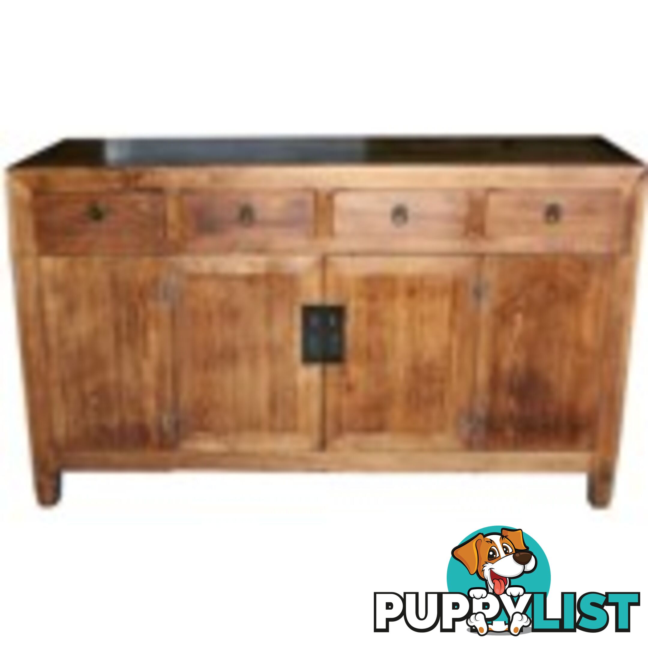 Country Style Original Natural Wood Chinese Sideboard