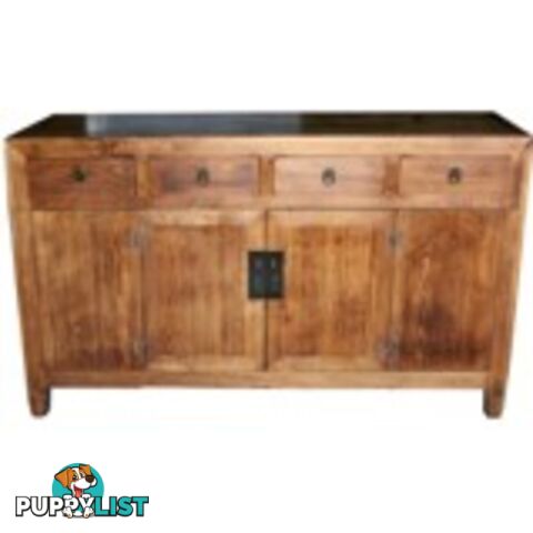 Country Style Original Natural Wood Chinese Sideboard