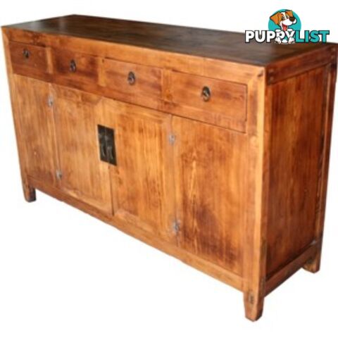 Country Style Original Natural Wood Chinese Sideboard