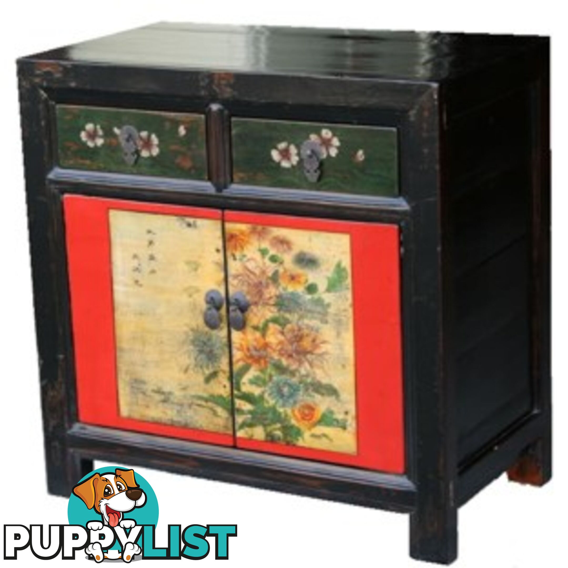 Chinese Original Painted Medium Shanxi Cabinet