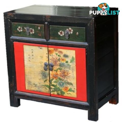 Chinese Original Painted Medium Shanxi Cabinet