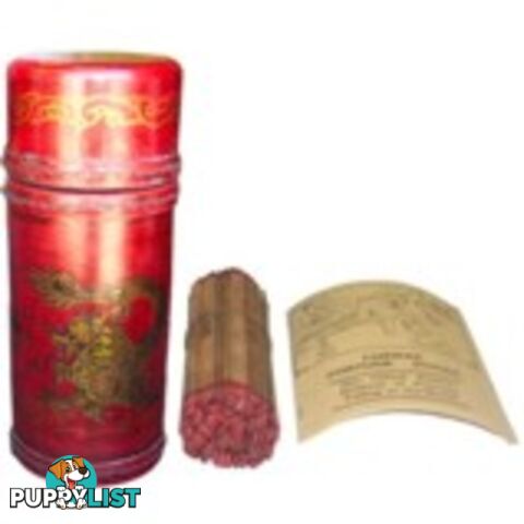 Oriental Fortune Sticks in Red Painted Box