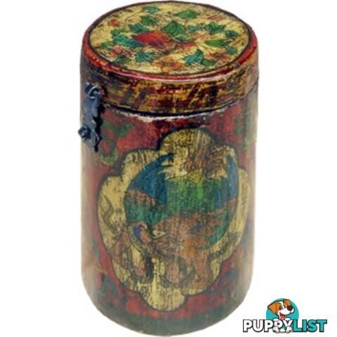 Original Tibetan Wood Tea Container Box