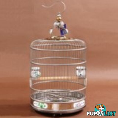 Stainless Steel Bird Cage Deluxe 38cm