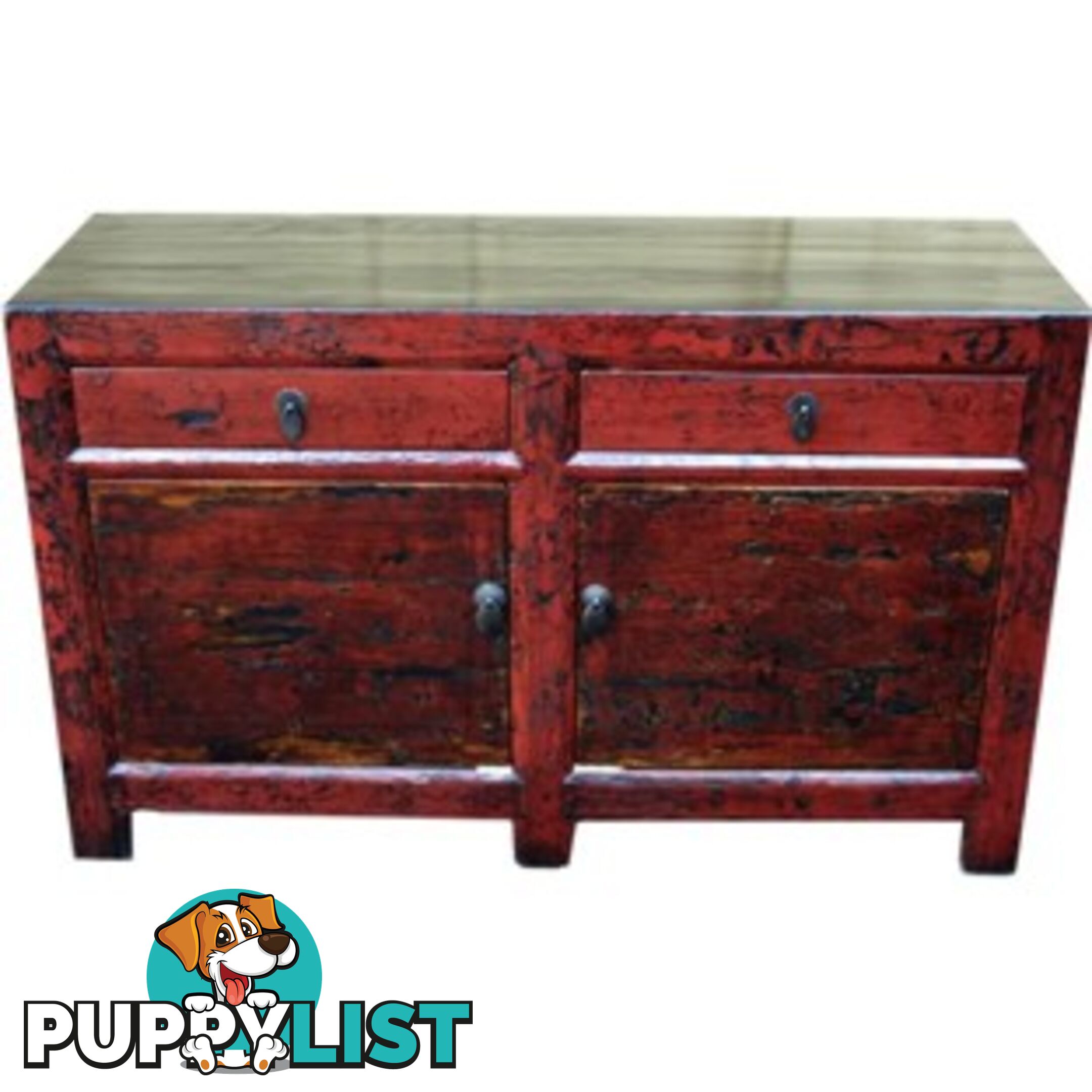 Original Two Door Two Drawer Sideboard