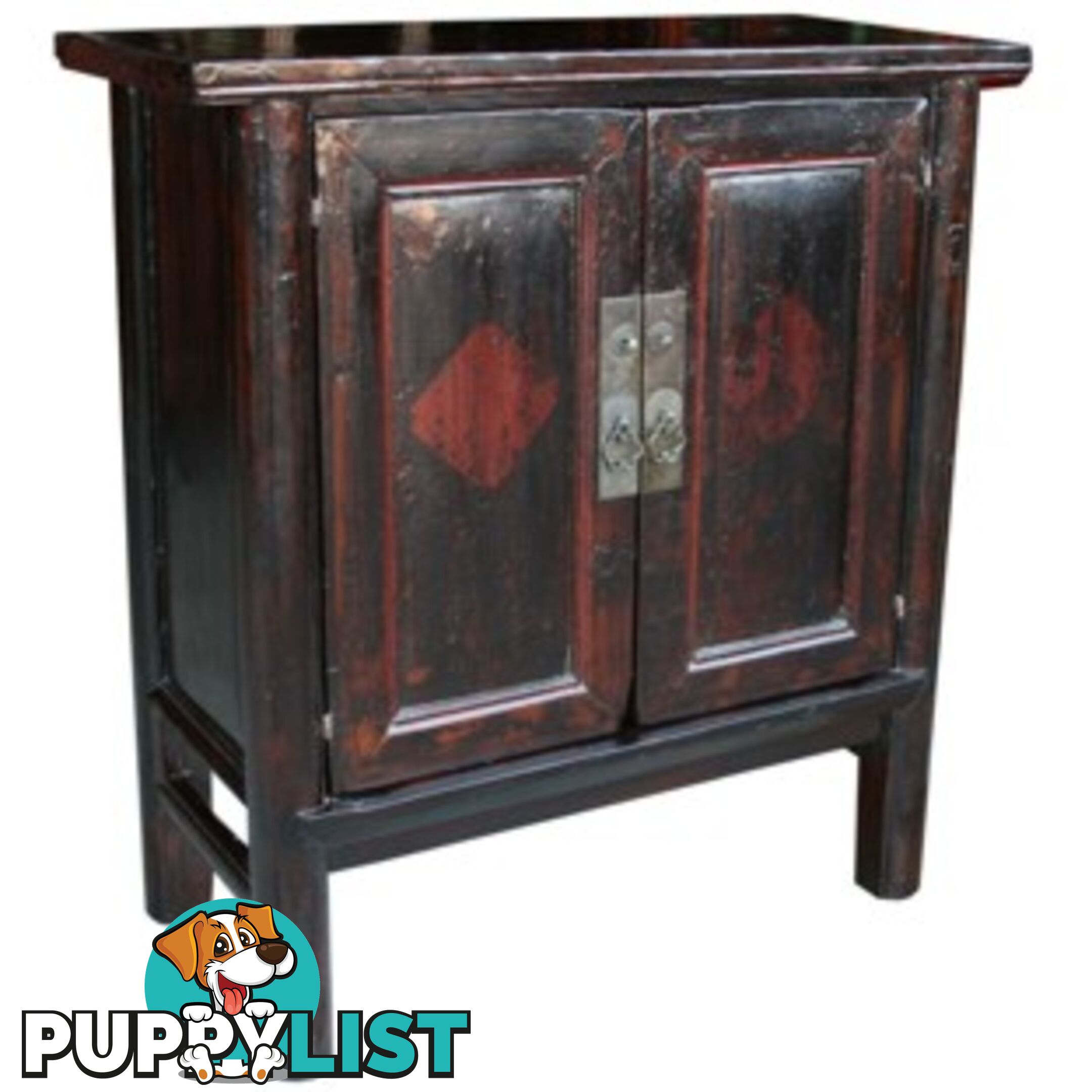 Antique Chinese Brown Cabinet