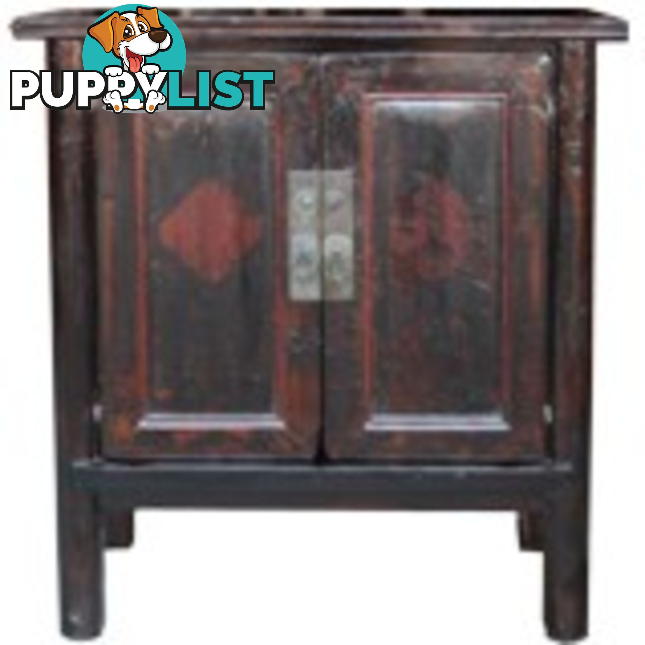 Antique Chinese Brown Cabinet